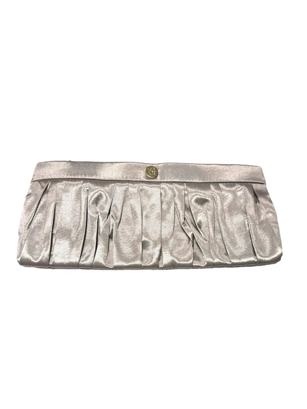 Guerlain Champagne Gold Silky Satin Clutch Bag